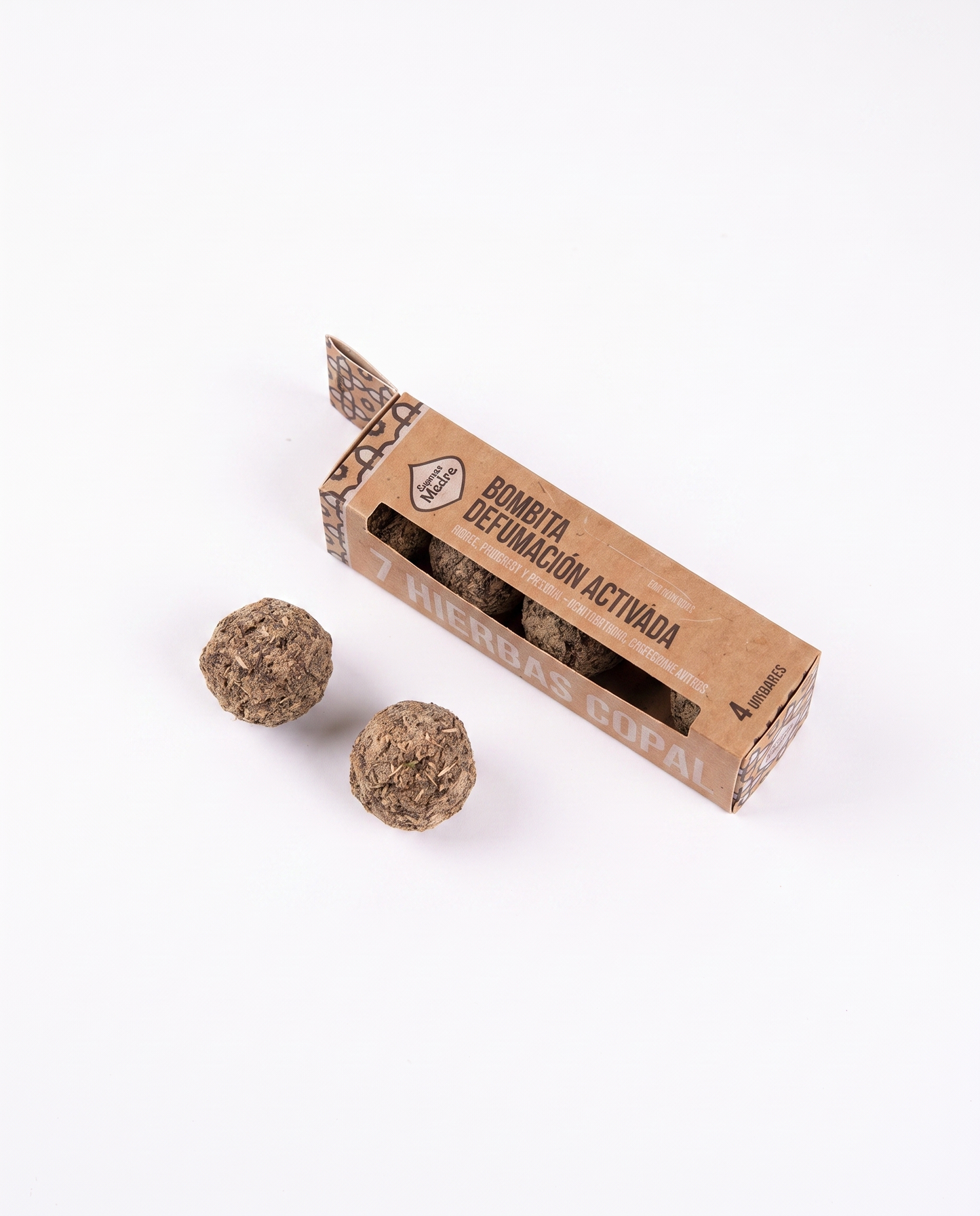 Räucherbombe 7 Kräuter + Copal (4er Box)